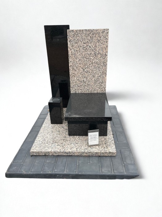 Nagrobek 80x100, "Crema + Premium Black".
